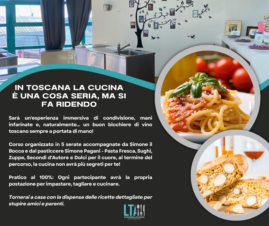 In Toscana la cucina è una cosa seria, ma si fa ridendo